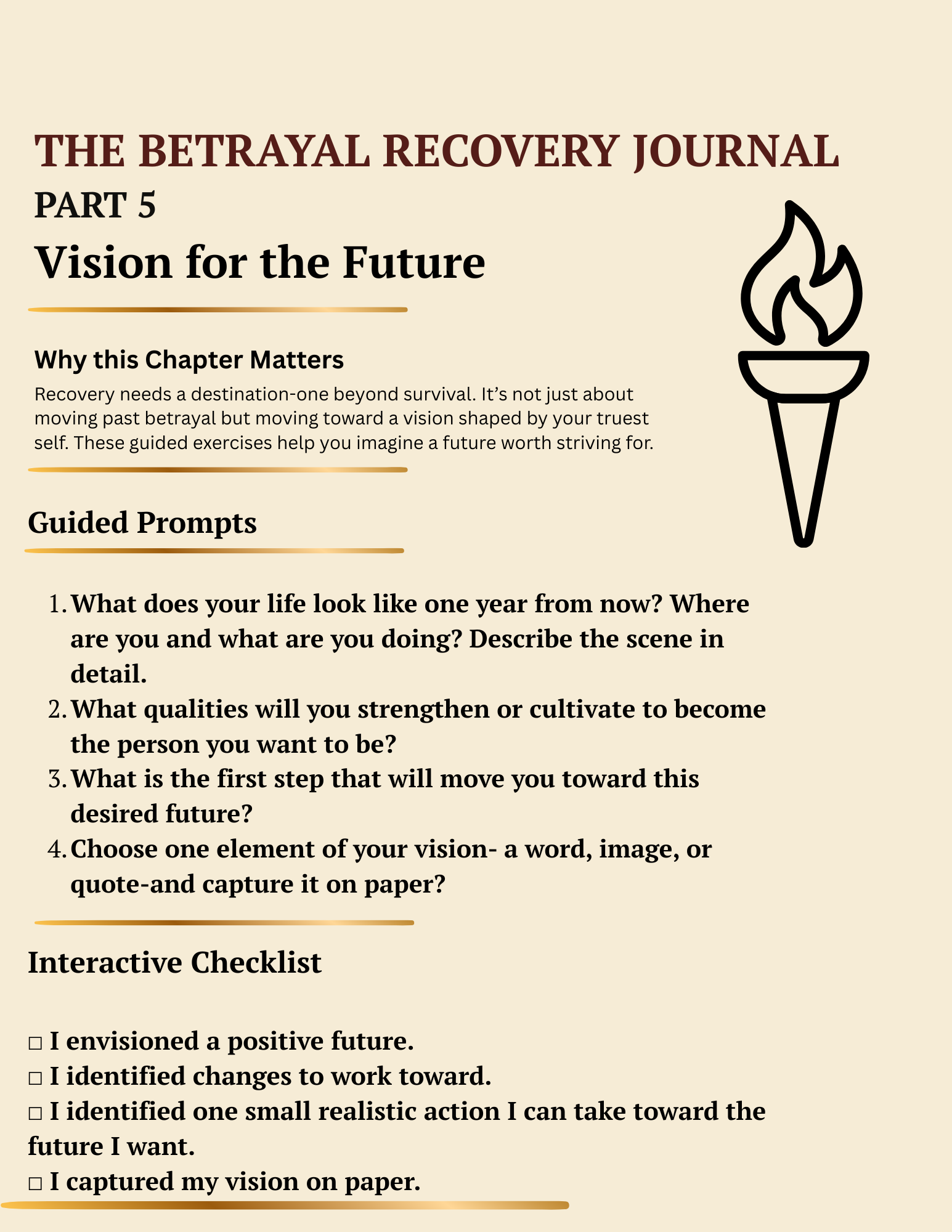 The Betrayal Recovery Journal