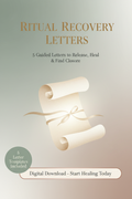 Ritual Recovery Letters Pinterest Pin