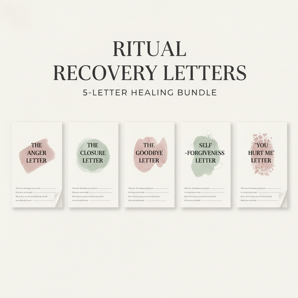 Ritual Recovery Letters - Square Product Image